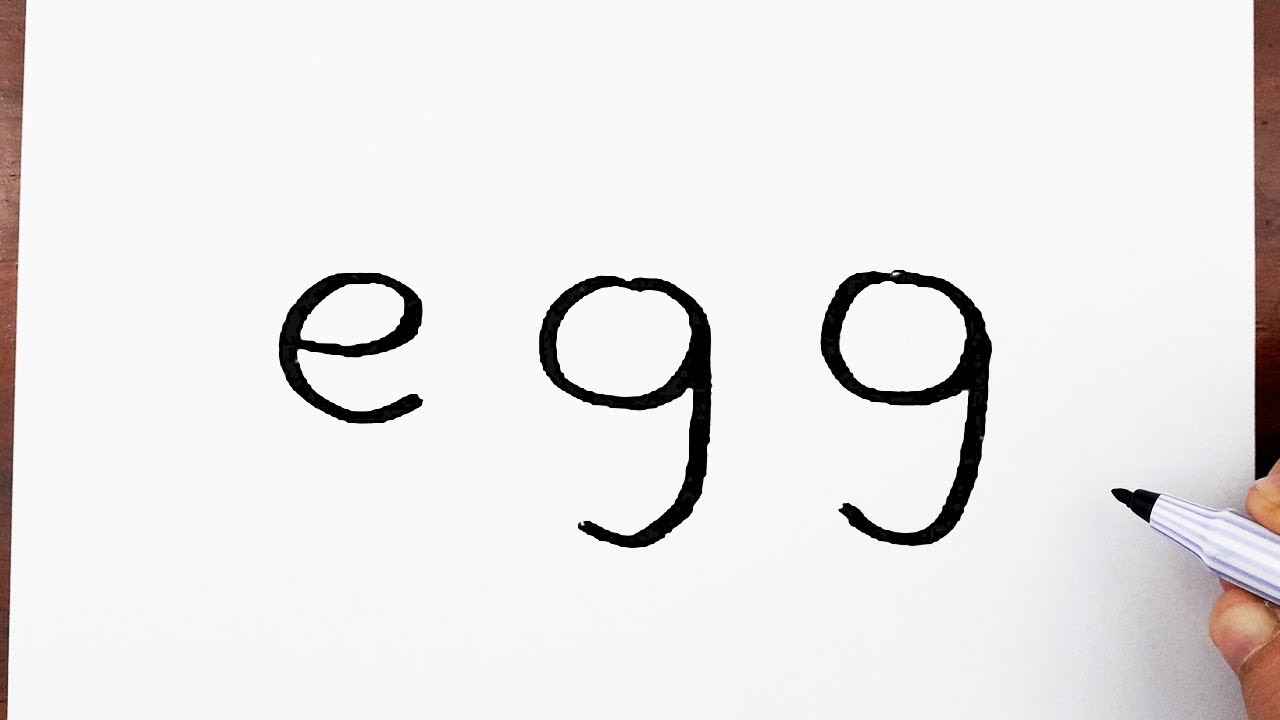 1280x720 How To Turn Words Egg Into A Cartoon