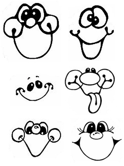 411x547 Printable Ghosts