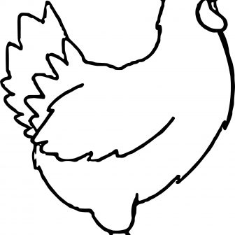 336x336 Cool Baby Chick Drawing Simple Images In Egg Line Cartoon