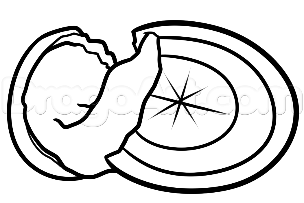 1051x703 Cadbury Creme Egg Drawing, Step