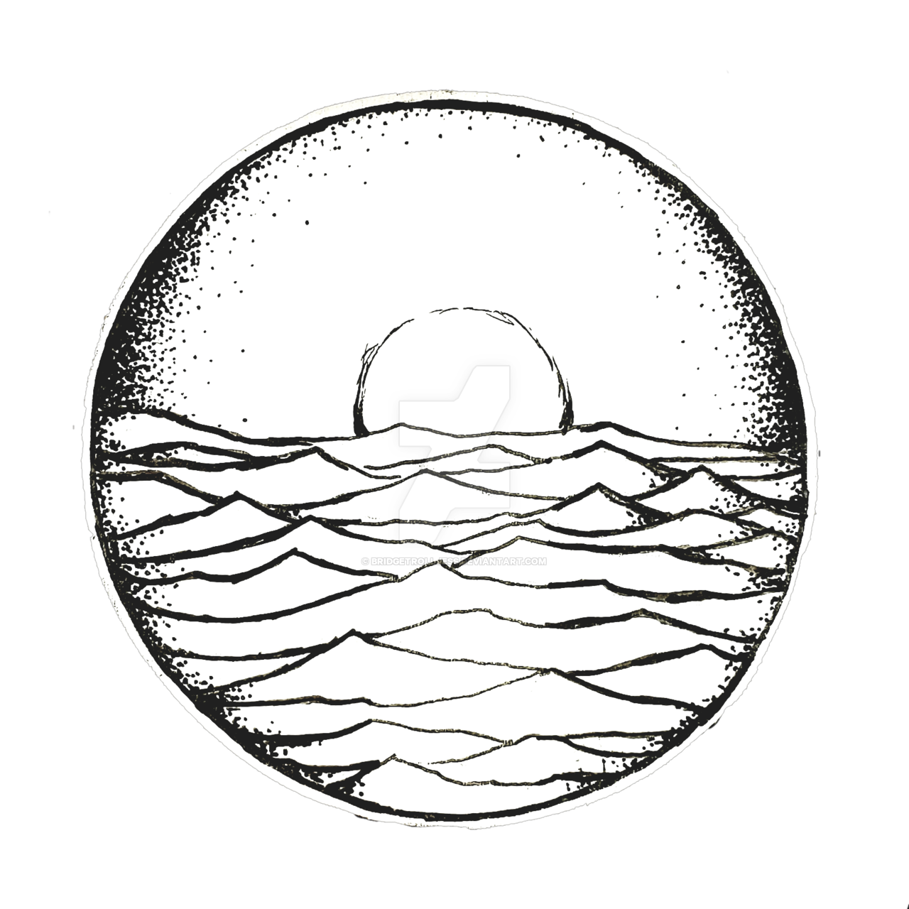 1280x1280 Ocean Sunset