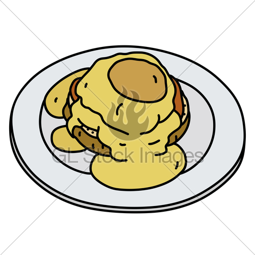500x500 The Cooked Egg With A Sauce Gl Stock Images