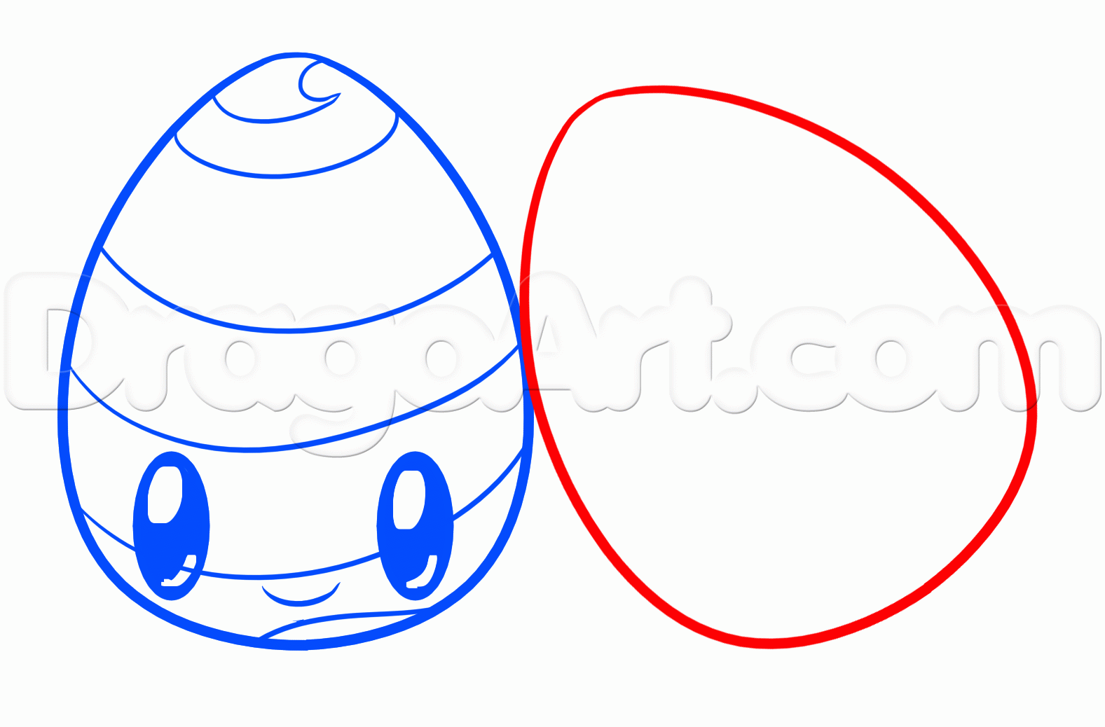 1577x1038 How To Draw Easy Easter Eggs, Step