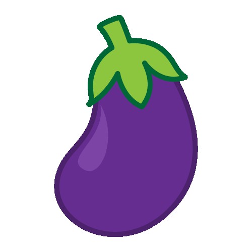 500x500 vector eggplant drawing clipart of eggplant clipart free