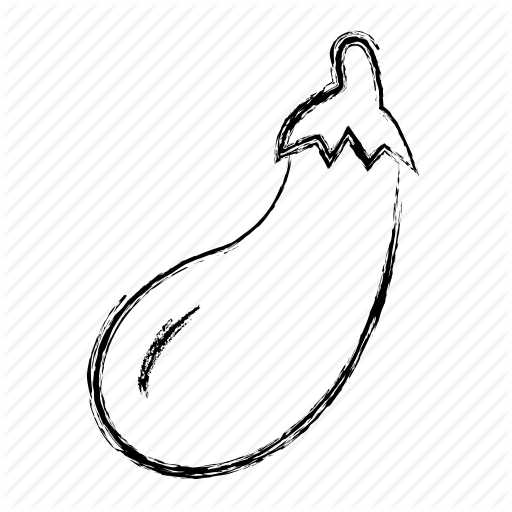 512x512 drawing vegetables brinjal transparent png clipart free download