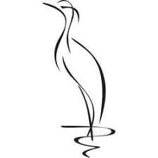 225x225 image result for egret line drawing tattoo ideas simple line
