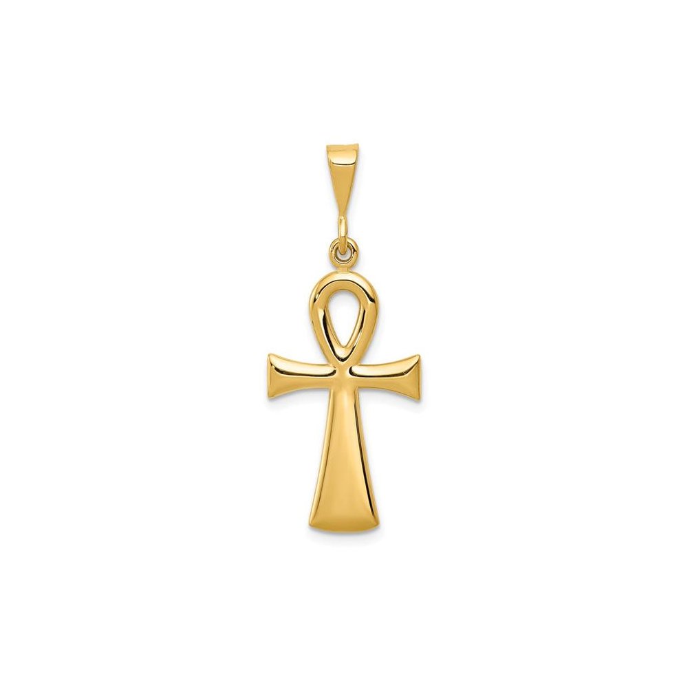 990x990 Quality Gold X Mm Yellow Gold Egyptian Ankh Cross