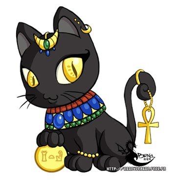 350x368 Egyptian Cat Gods