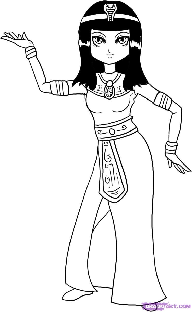 757x1229 Man Drawing Ancient Egyptian For Free Download