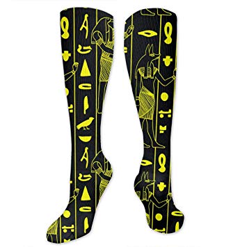 355x355 Egyptian Gods And Ancient Boot Socks Printed Sports
