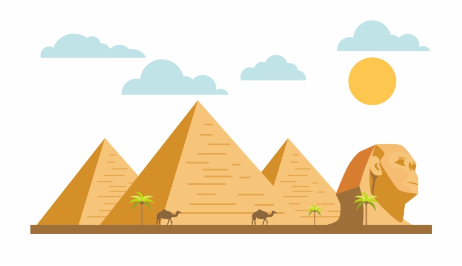 Egyptian Pyramids Drawing | Free download on ClipArtMag