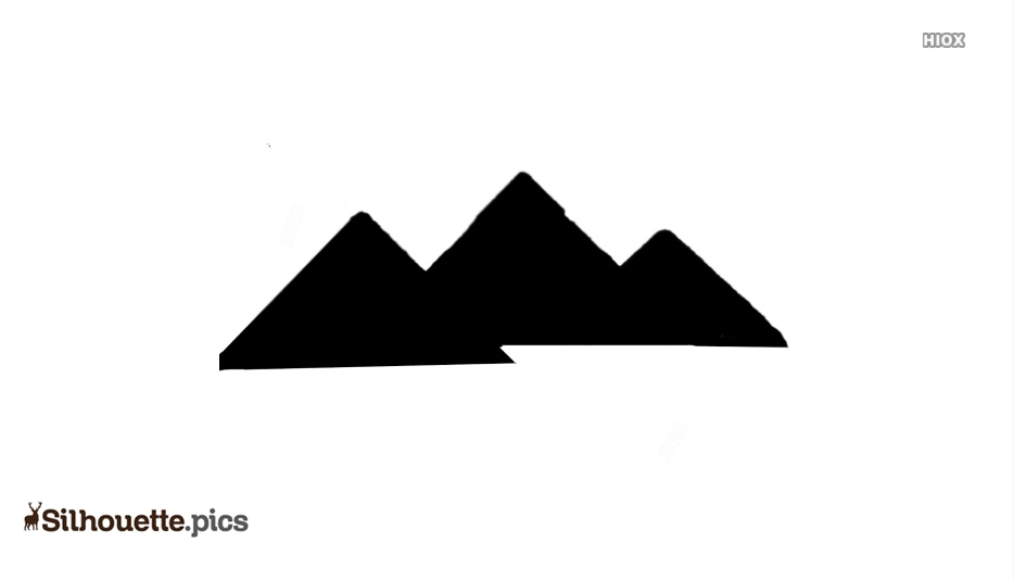 934x534 Three Egyptian Pyramids Silhouette Silhouette Pics