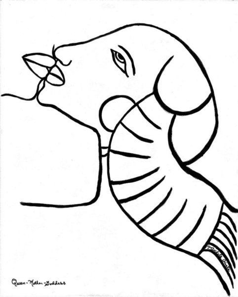 482x600 Egyptian Queen Art