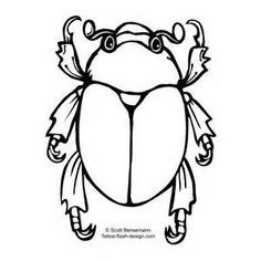 236x236 drawn beetles scarab beetle