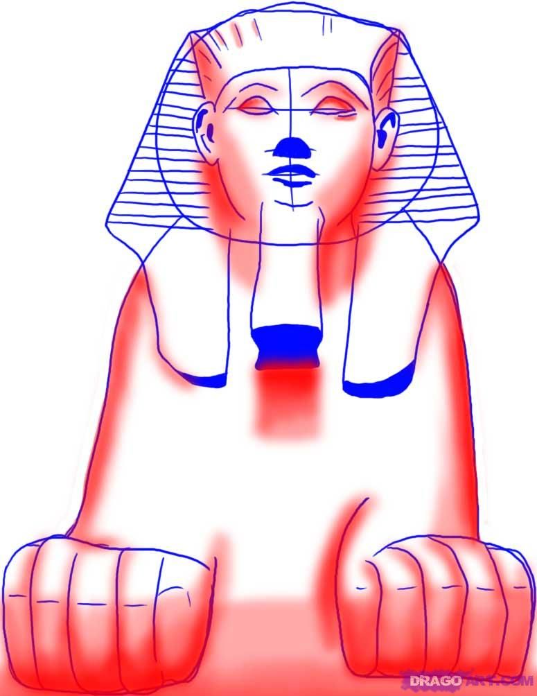 775x1004 how to draw an egyptian sphinx art projects egyptian drawings