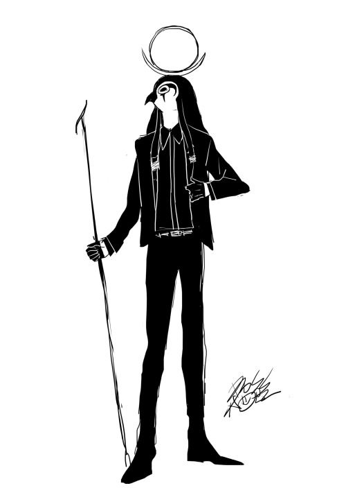 500x727 Khonsu Egyptian Gods Art, Character Design, Egyptian Mythology