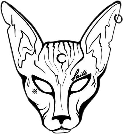 429x469 Freetoedit Cat Egyptian Style Line Design