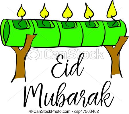 450x397 eid mubarak unique style collection vector illustration