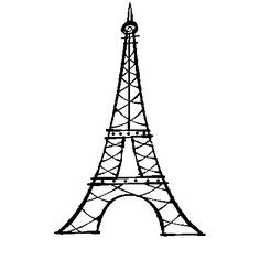 236x236 New Eiffel Tower Sketch