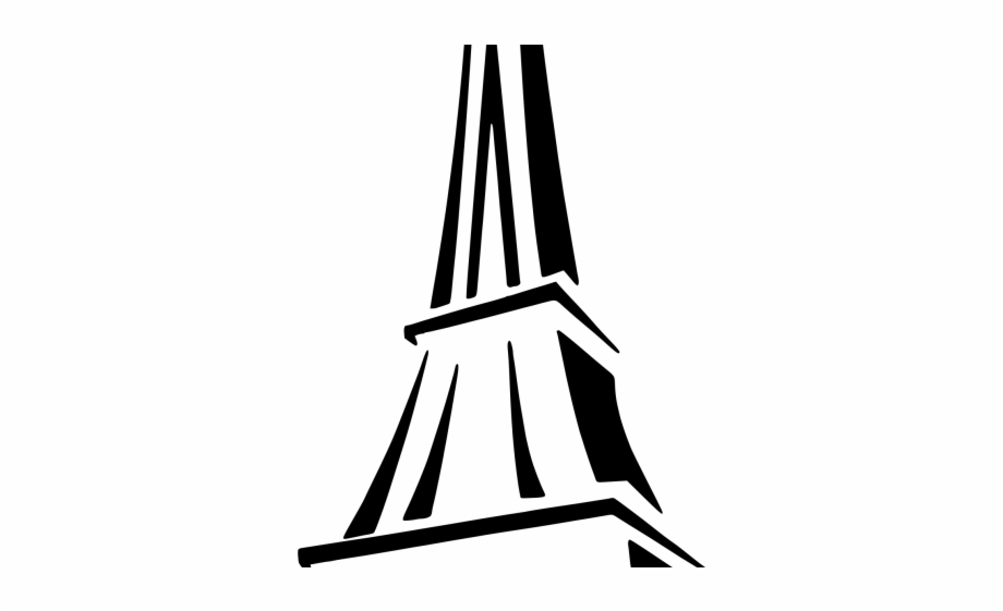 920x561 Drawn Eiffel Tower Silhouette