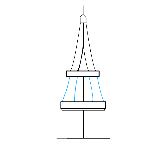 678x600 How To Draw The Eiffel Tower In A Few Easy Steps Easy Drawing Guides