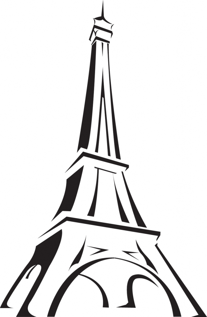 670x1024 Drawn Eiffel Tower Easy Way