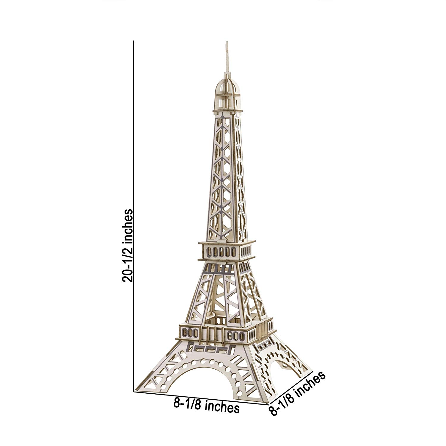 1500x1500 Bcp Assembly Wooden Puzzle Eiffel Tower Building