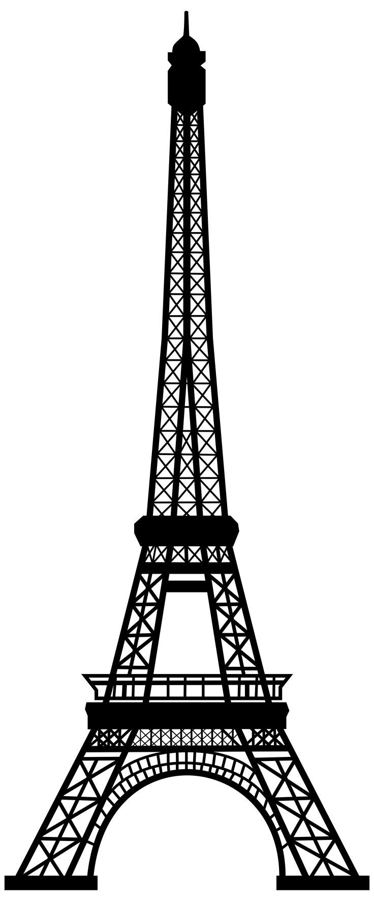 736x1770 Cricut Eiffel Tower Silhouette, Eiffel