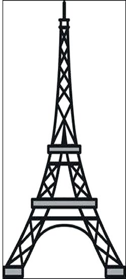 250x550 Tower Drawing Black And White Desktop Backgrounds Eiffel Cake
