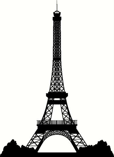 400x552 Trend Illustration Of An Eiffel Tower Vector Draw Buy This
