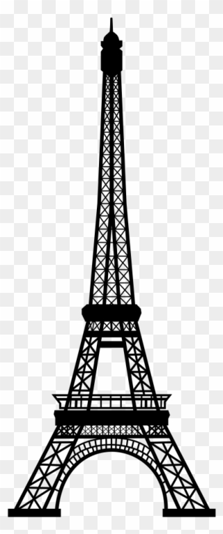 320x766 Eiffel Tower Coloring Page