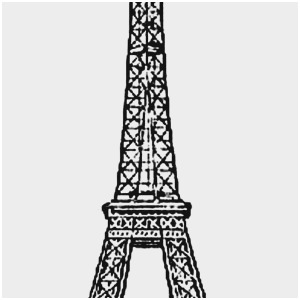 300x300 Eiffel Tower Coloring