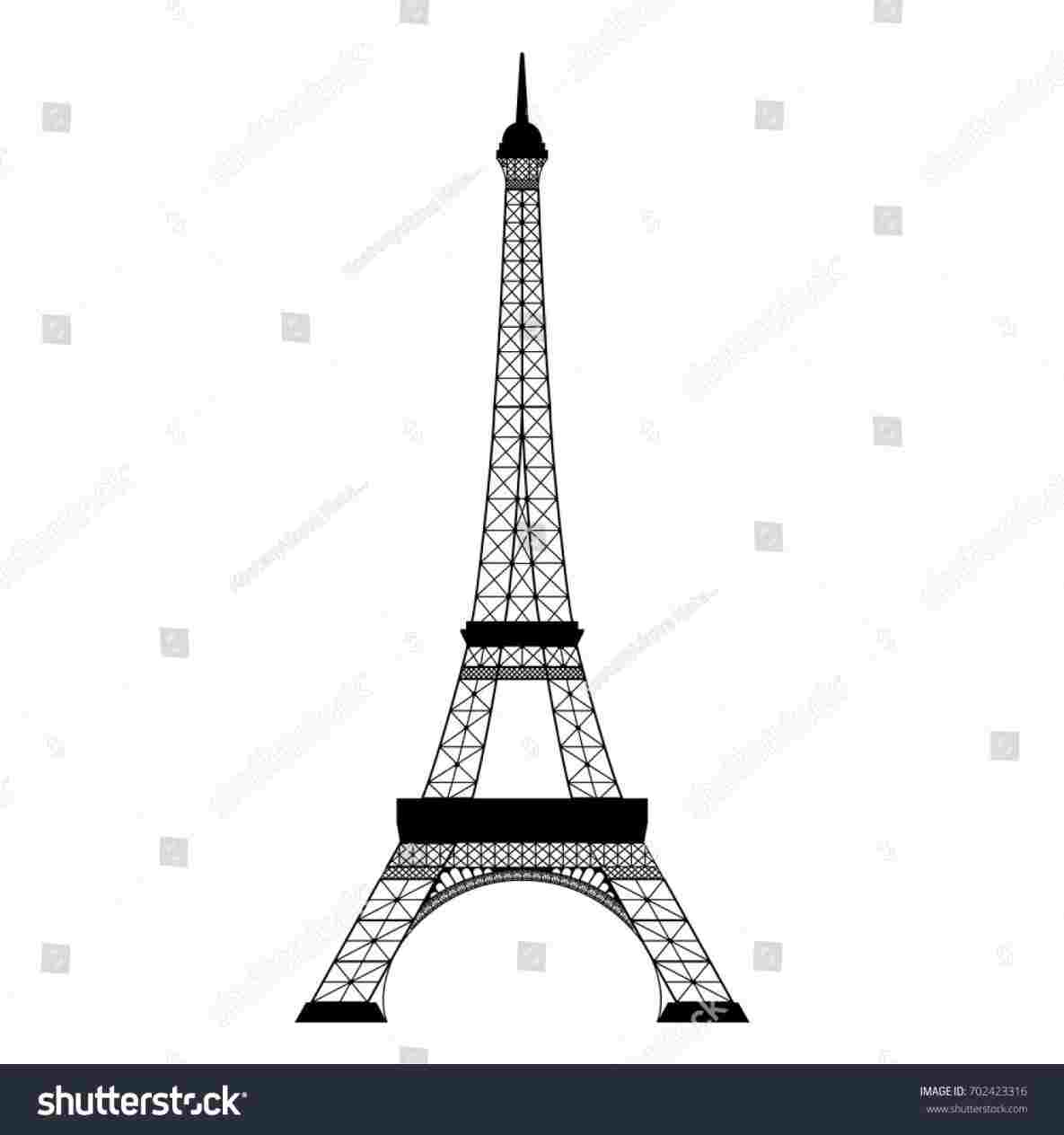 1185x1264 Sketch Easy Eiffel Tower Drawing To Draw The Eiffel Tower Step