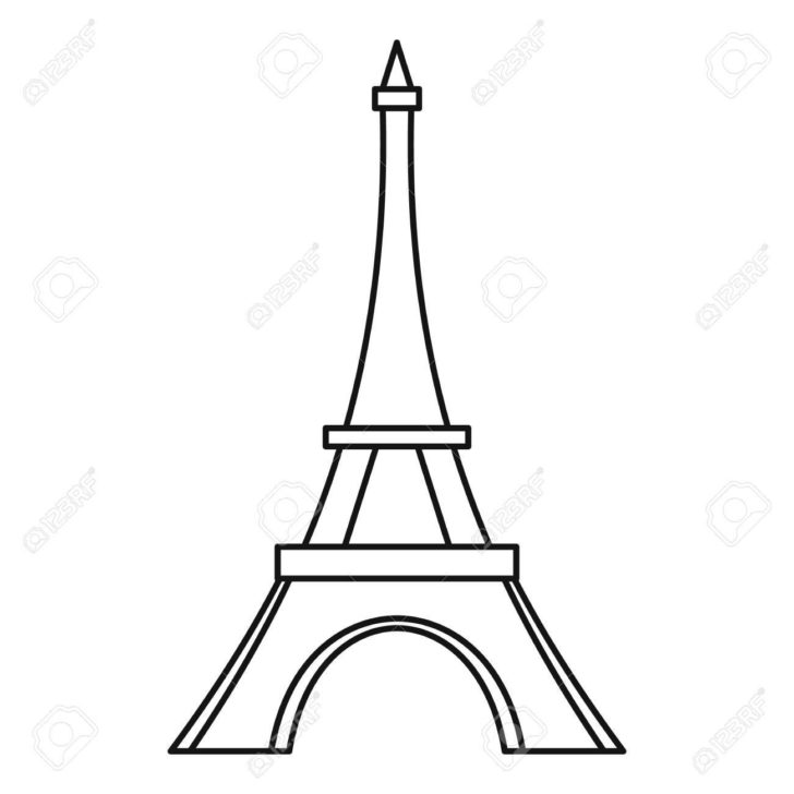 728x728 Eiffel Tower Line Art Jerusalem House