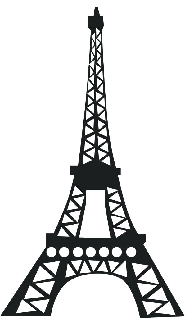 Eiffel Tower Drawing Outline | Free download on ClipArtMag