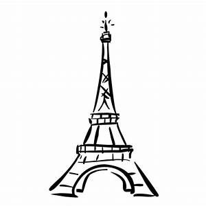 300x300 Outline Of The Eiffel Tower