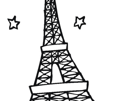 Eiffel Tower Drawing Step By Step