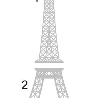 336x336 Eiffel Tower Drawing Sketch Simple Sketches And I