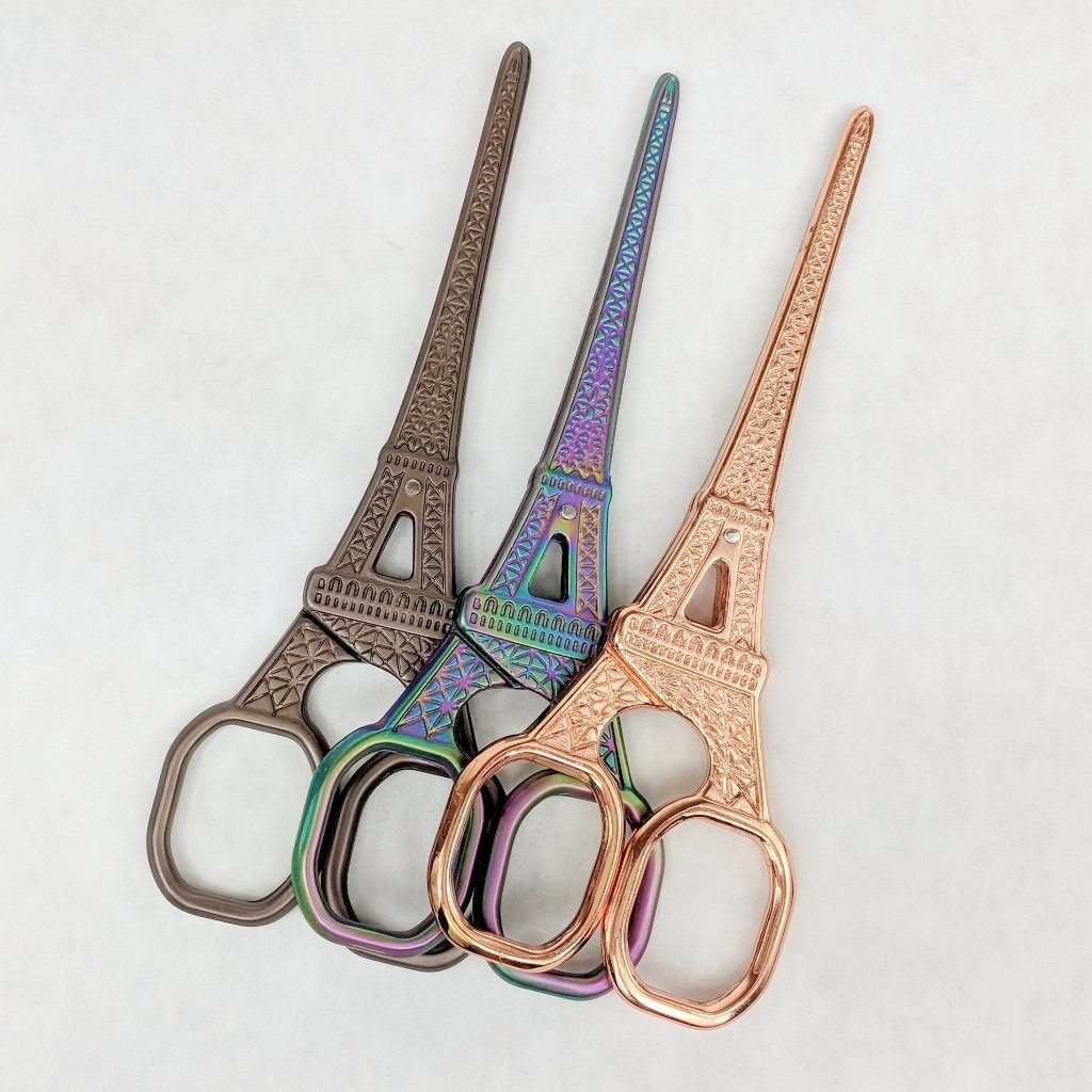 1024x1024 Eiffel Tower Scissors, Ready To Ship Knitcircus Yarns