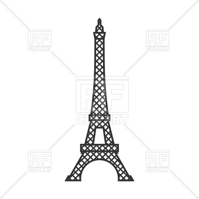 400x400 Eiffel Tower Vector Image Of Signs, Symbols, Maps Popaukropa