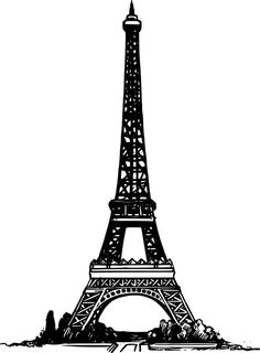 236x320 Eiffel Tower Line Drawing Clipart Free Clip Art Images Image