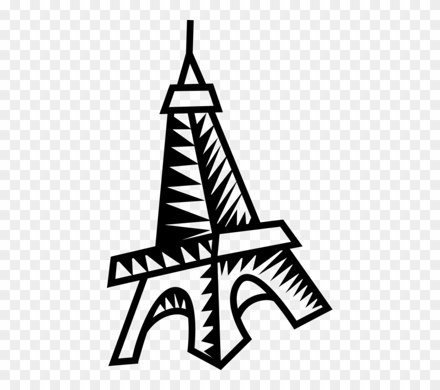 880x780 Vector Illustration Of Eiffel Tower On Champ De Mars