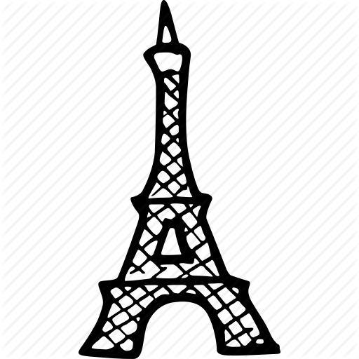 Eiffel Tower Pencil Drawing