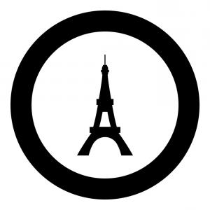 300x300 Eiffel Tower Drawing Black And White Shopatcloth