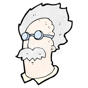 300x300 Cartoon Einstein Premium Clipart