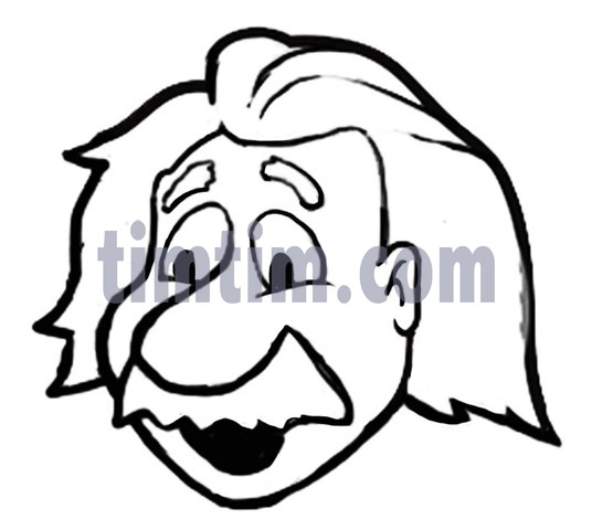 536x480 Free Drawing Of Einstein From The Category Occupations + Jobs