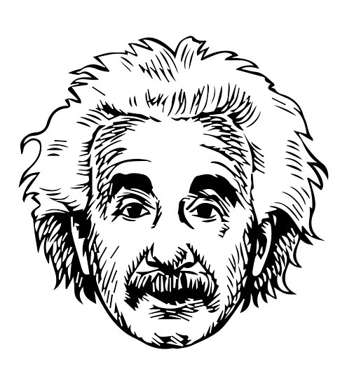 Einstein Drawing | Free download on ClipArtMag