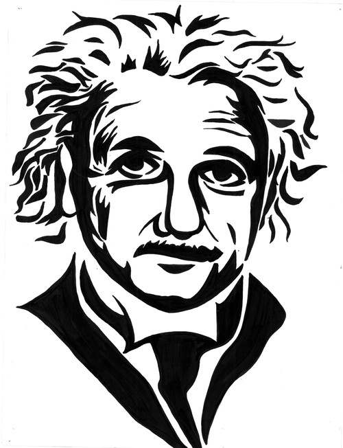 Einstein Drawing | Free download on ClipArtMag