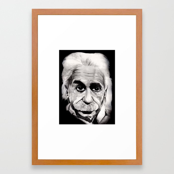 700x700 albert einstein bampw charcoal drawing art print x theory