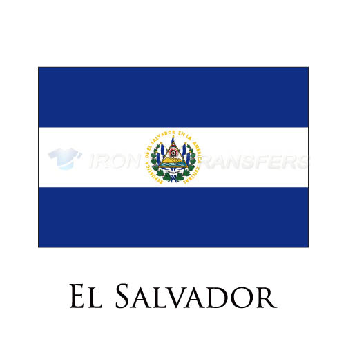 501x501 el salvador flag iron on stickers